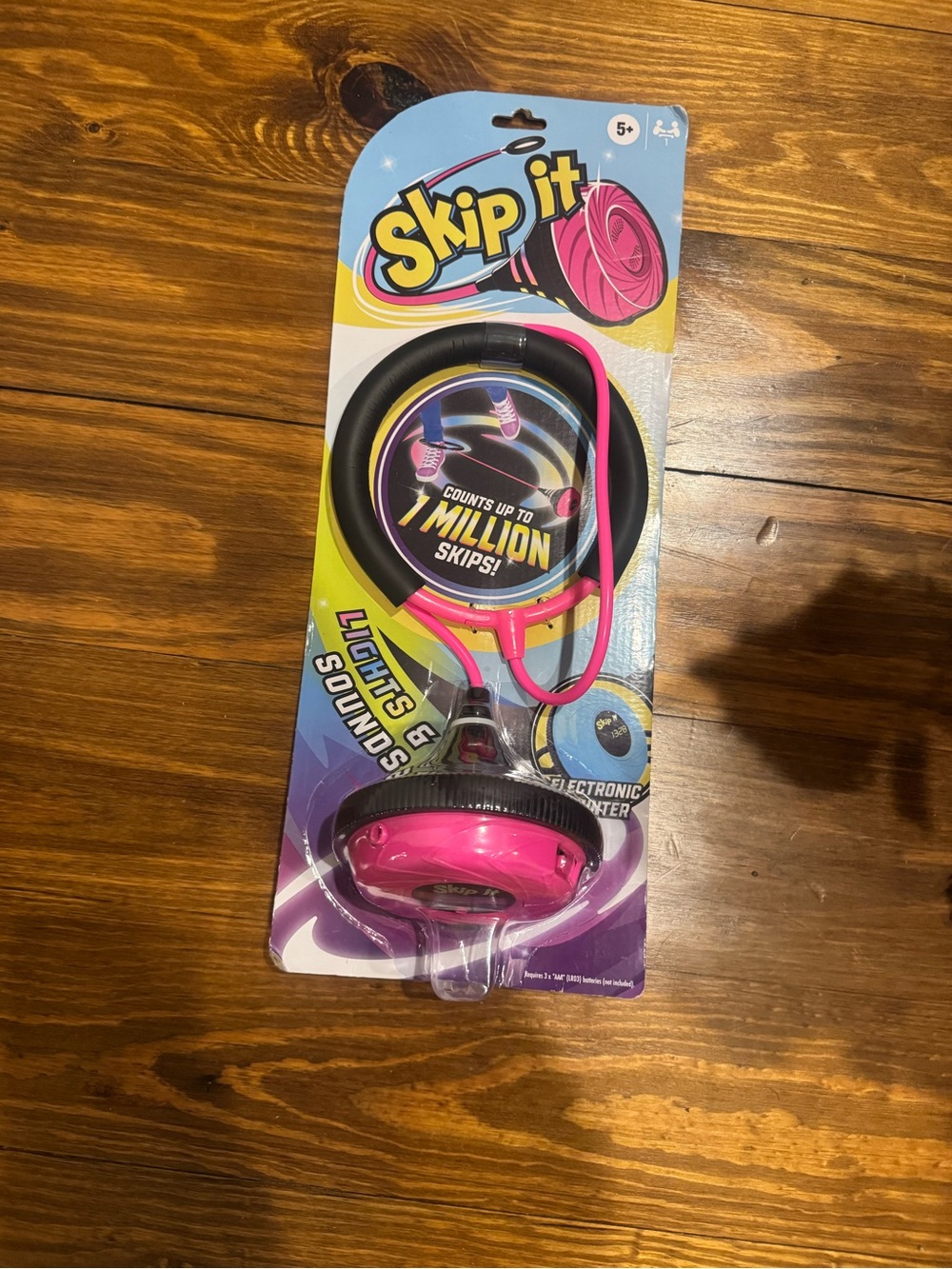 Kids On-Ear Headphones with Jump Rope Counter - Pink
